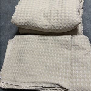 Duvet Cover - Twin Cream Bedding Set